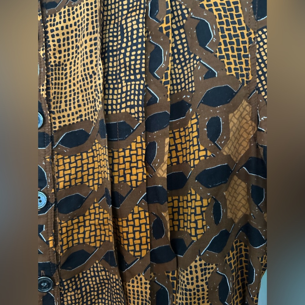 🎉 Host Pick 🎉 Burberry Brit Elegant Brown Patterned Dress - Picture 4 of 8